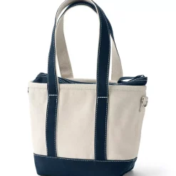 Medium 5 Pocket Open Top Canvas Tote Bag