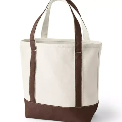 Medium 5 Pocket Open Top Canvas Tote Bag
