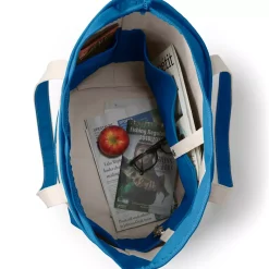 Medium 5 Pocket Open Top Canvas Tote Bag