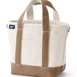 Medium 5 Pocket Open Top Canvas Tote Bag