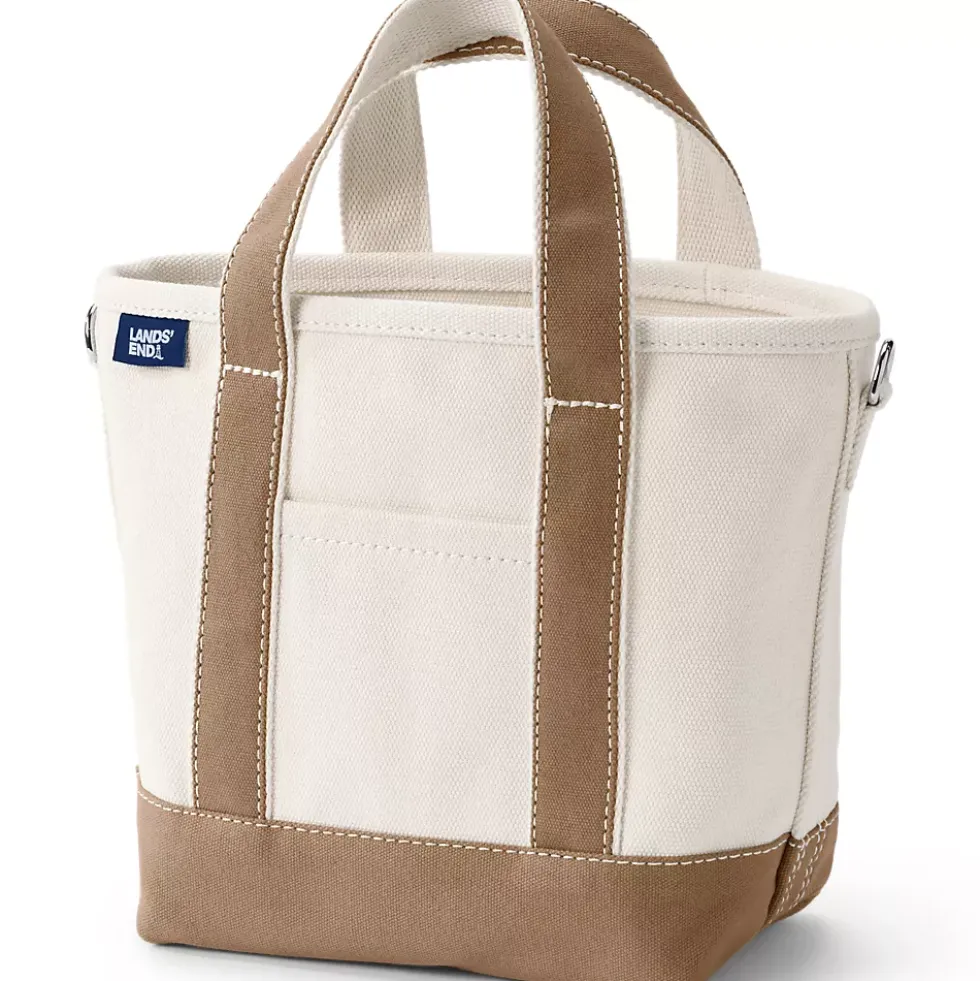 Medium 5 Pocket Open Top Canvas Tote Bag