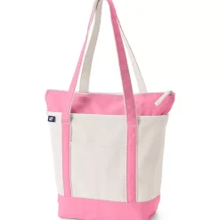 Medium 5 Pocket Open Top Canvas Tote Bag