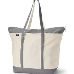 Medium 5 Pocket Open Top Canvas Tote Bag