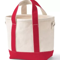 Medium 5 Pocket Open Top Canvas Tote Bag