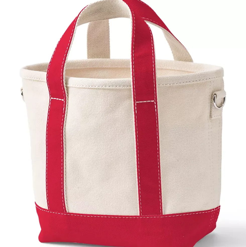 Medium 5 Pocket Open Top Canvas Tote Bag