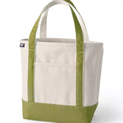 Medium 5 Pocket Open Top Canvas Tote Bag