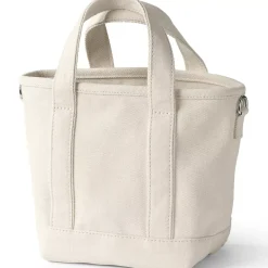 Medium 5 Pocket Open Top Canvas Tote Bag