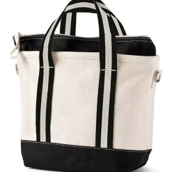 Medium 5 Pocket Open Top Canvas Tote Bag