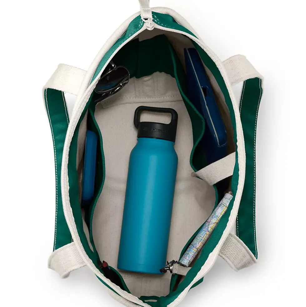 Medium 5 Pocket Open Top Canvas Tote Bag