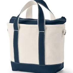 Medium 5 Pocket Open Top Canvas Tote Bag