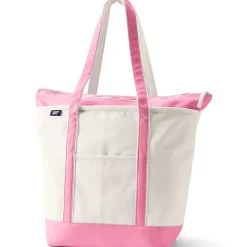 Medium 5 Pocket Open Top Canvas Tote Bag