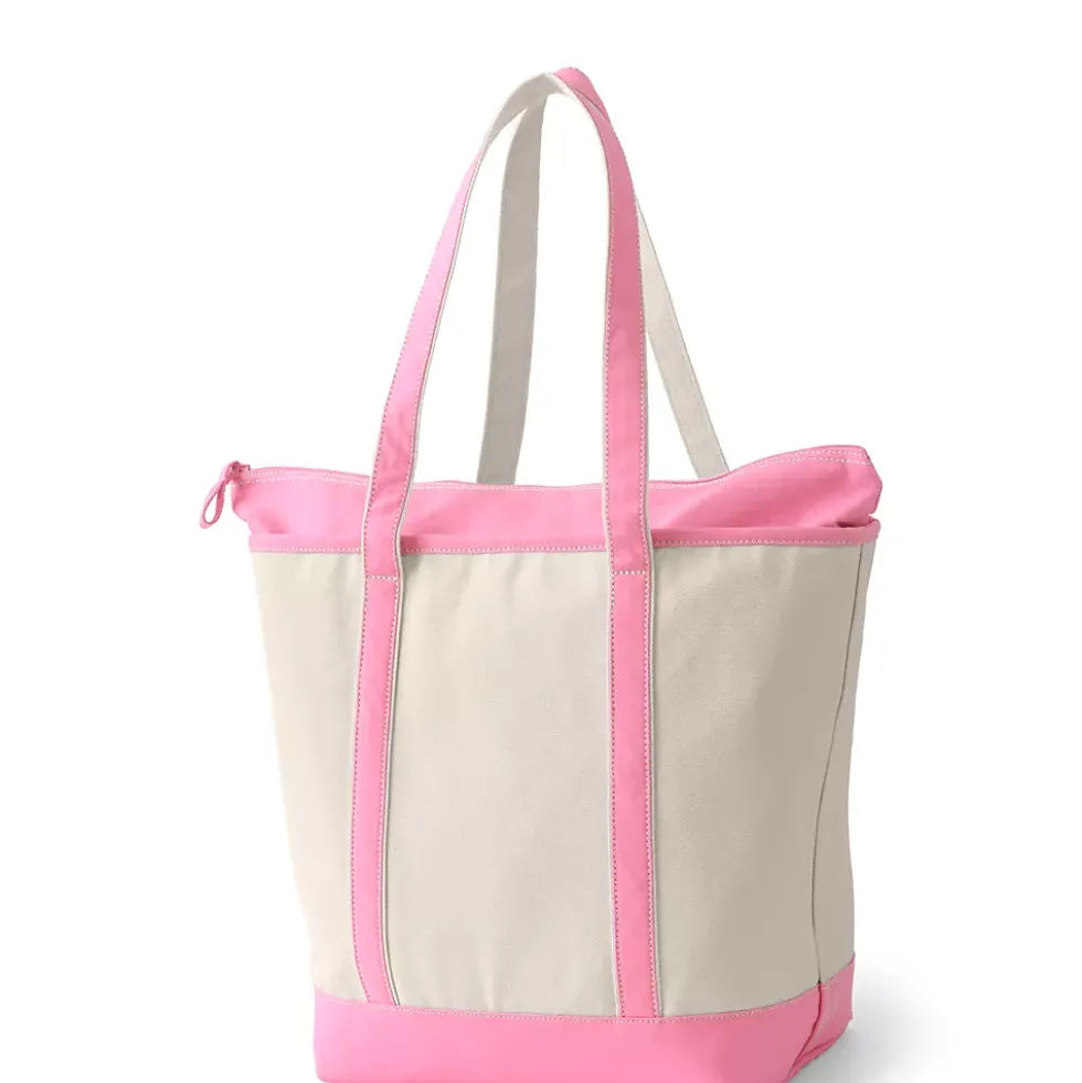Medium 5 Pocket Open Top Canvas Tote Bag