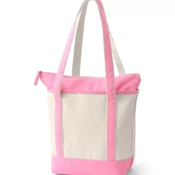 Medium 5 Pocket Open Top Canvas Tote Bag
