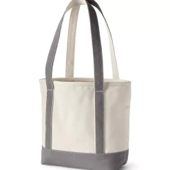 Medium 5 Pocket Open Top Canvas Tote Bag