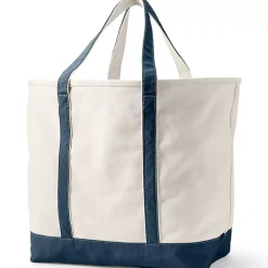 Medium 5 Pocket Open Top Canvas Tote Bag