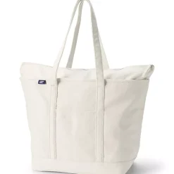 Medium 5 Pocket Open Top Canvas Tote Bag