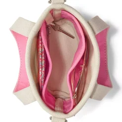 Medium 5 Pocket Open Top Canvas Tote Bag