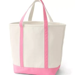 Medium 5 Pocket Open Top Canvas Tote Bag