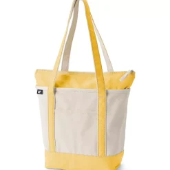 Medium 5 Pocket Open Top Canvas Tote Bag