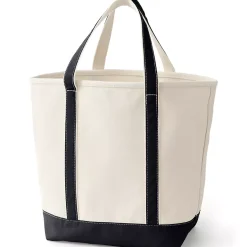 Medium 5 Pocket Open Top Canvas Tote Bag