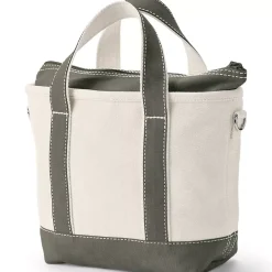 Medium 5 Pocket Open Top Canvas Tote Bag