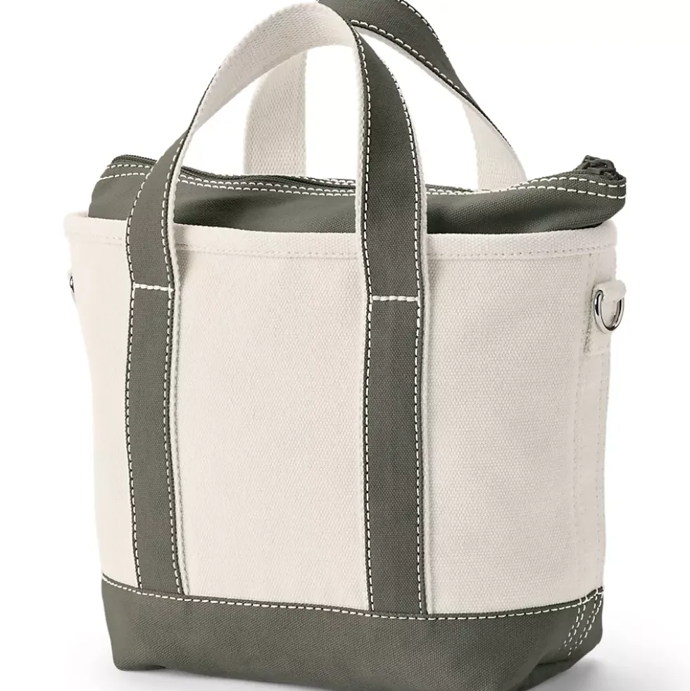 Medium 5 Pocket Open Top Canvas Tote Bag