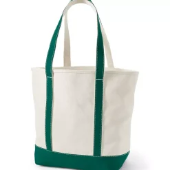 Medium 5 Pocket Open Top Canvas Tote Bag