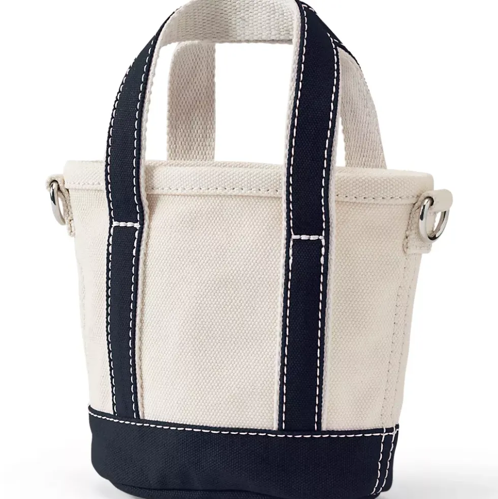 Medium 5 Pocket Open Top Canvas Tote Bag