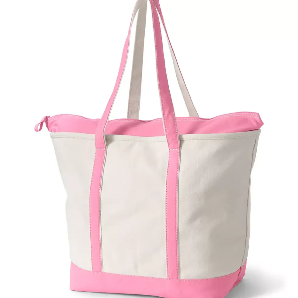 Medium 5 Pocket Open Top Canvas Tote Bag