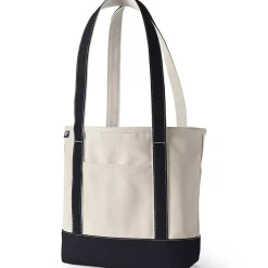 Medium 5 Pocket Open Top Canvas Tote Bag
