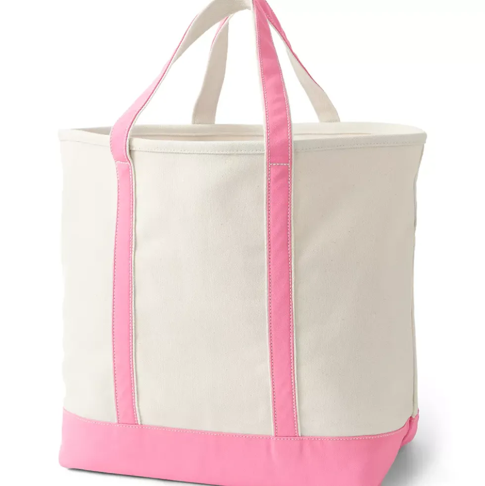 Medium 5 Pocket Open Top Canvas Tote Bag