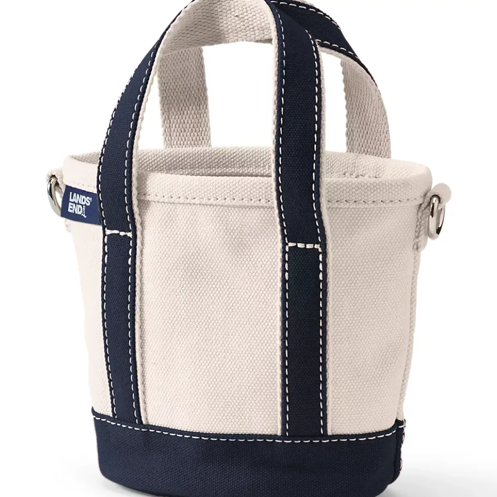 Medium 5 Pocket Open Top Canvas Tote Bag