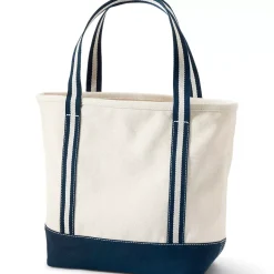 Medium 5 Pocket Open Top Canvas Tote Bag