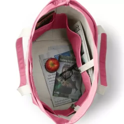 Medium 5 Pocket Open Top Canvas Tote Bag
