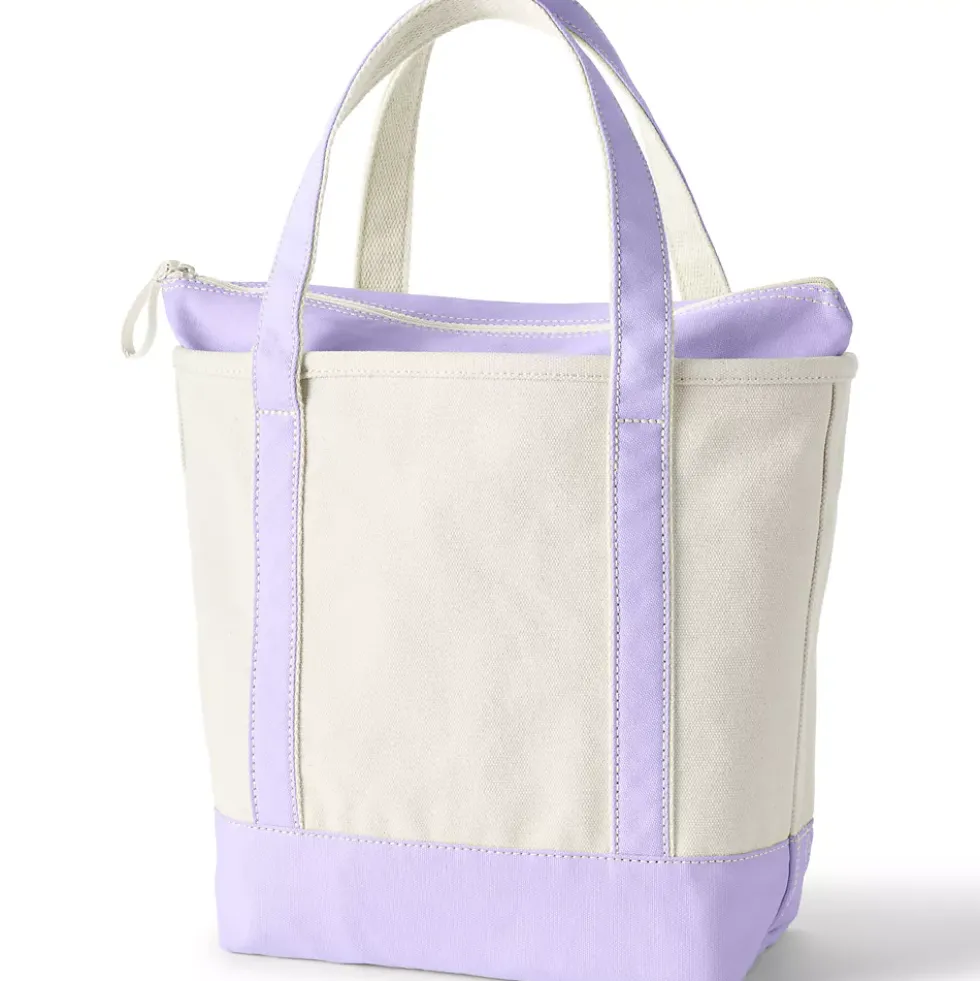 Medium 5 Pocket Open Top Canvas Tote Bag