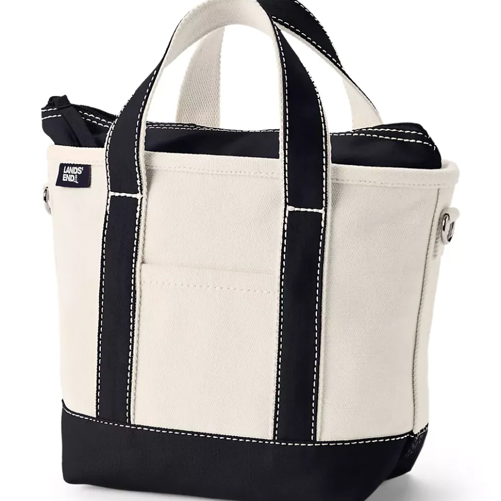 Medium 5 Pocket Open Top Canvas Tote Bag