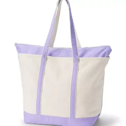 Medium 5 Pocket Open Top Canvas Tote Bag