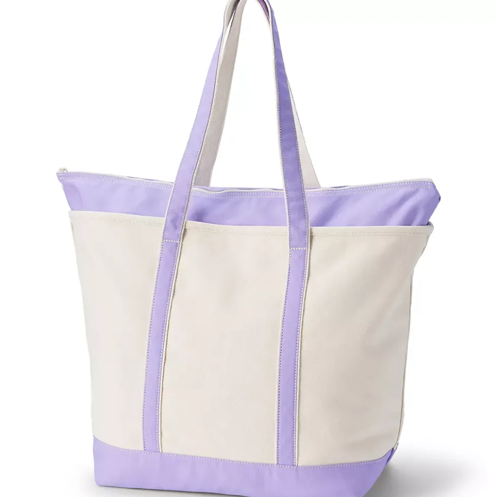 Medium 5 Pocket Open Top Canvas Tote Bag