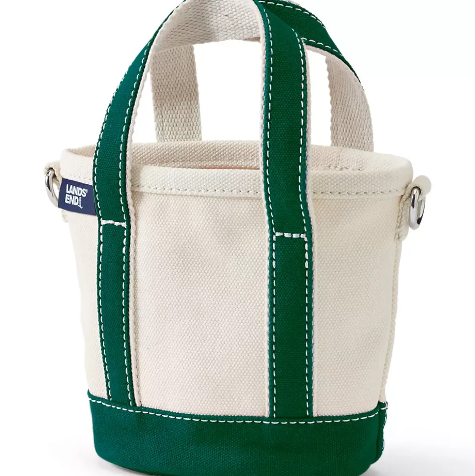 Medium 5 Pocket Open Top Canvas Tote Bag