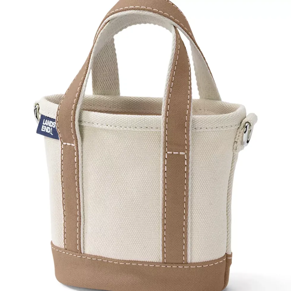 Medium 5 Pocket Open Top Canvas Tote Bag