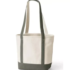 Medium 5 Pocket Open Top Canvas Tote Bag