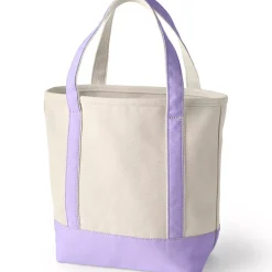 Medium 5 Pocket Open Top Canvas Tote Bag
