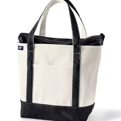 Medium 5 Pocket Open Top Canvas Tote Bag