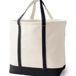 Medium 5 Pocket Open Top Canvas Tote Bag
