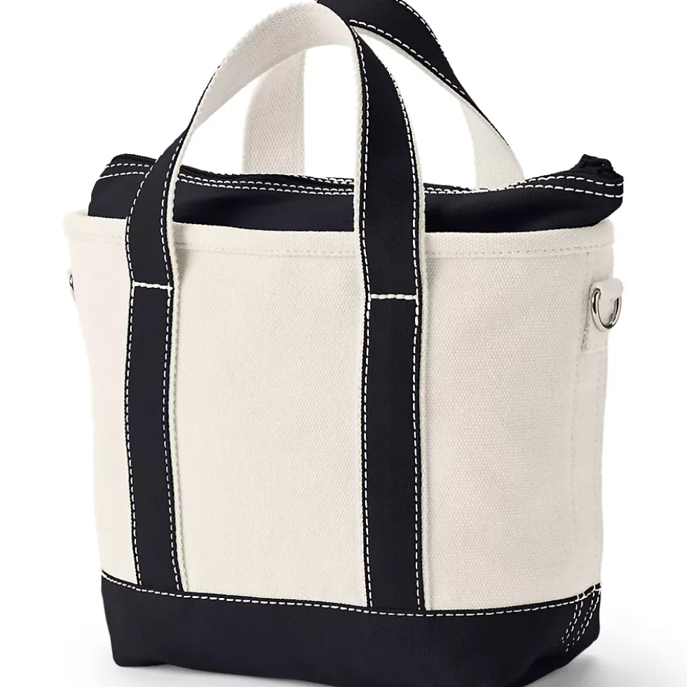 Medium 5 Pocket Open Top Canvas Tote Bag