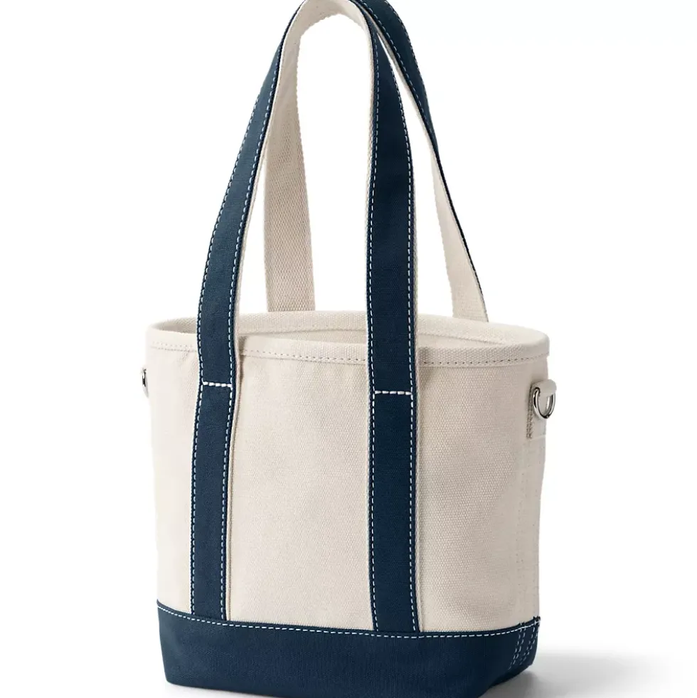 Medium 5 Pocket Open Top Canvas Tote Bag