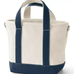 Medium 5 Pocket Open Top Canvas Tote Bag