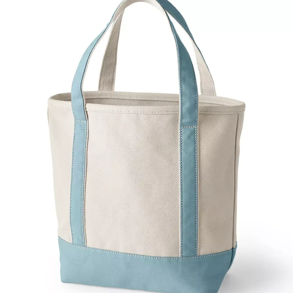 Medium 5 Pocket Open Top Canvas Tote Bag