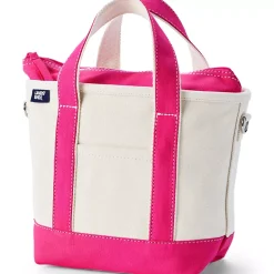 Medium 5 Pocket Open Top Canvas Tote Bag