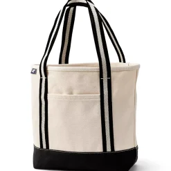 Medium 5 Pocket Open Top Canvas Tote Bag